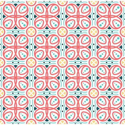 geometric basic shape seamless pattern vector