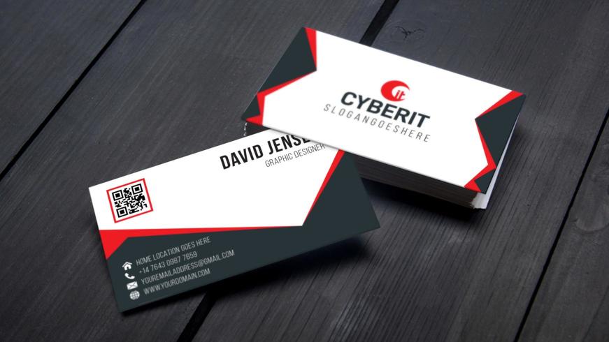 Professional business cards templates vector