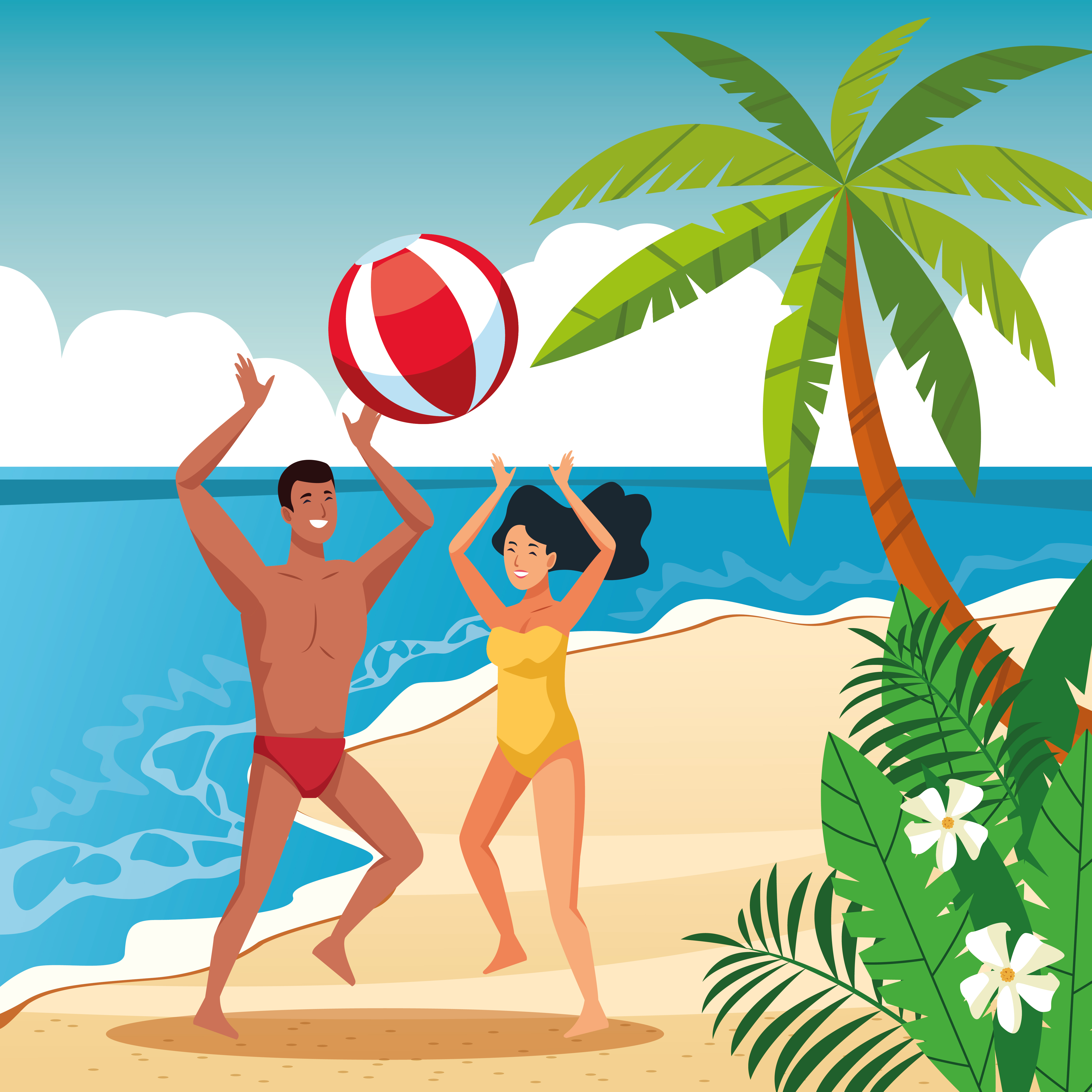 Summer Couple In The Beach Cartoon Download Free Vectors Clipart Graphics Vector Art Summer Couple In The Beach Cartoon Download Free Vectors Clipart Graphics Vector Art