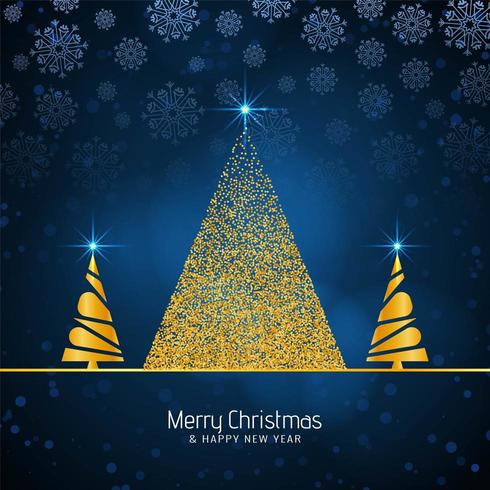 Merry Christmas background with snowflakes vector