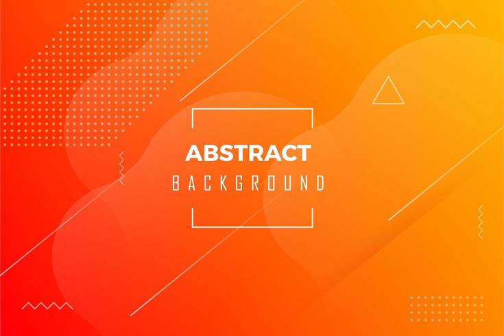 Minimalist Abstract Background Orange vector