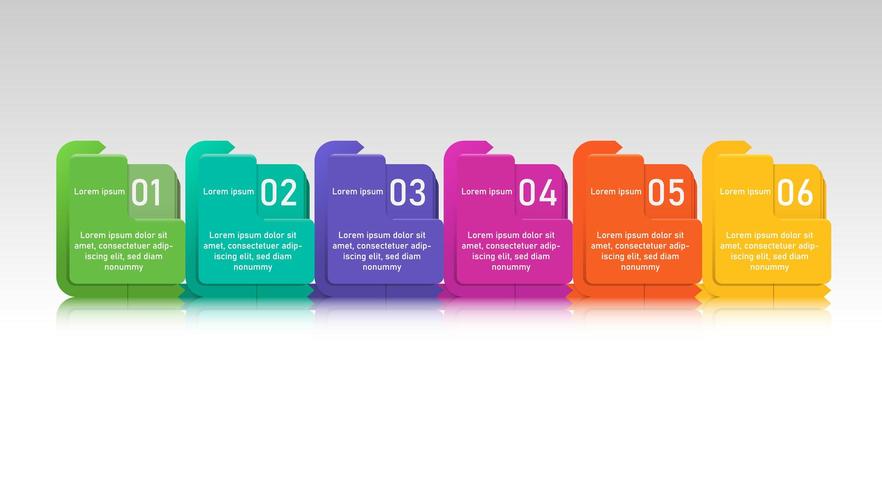 Colorful infofraphic template. vector