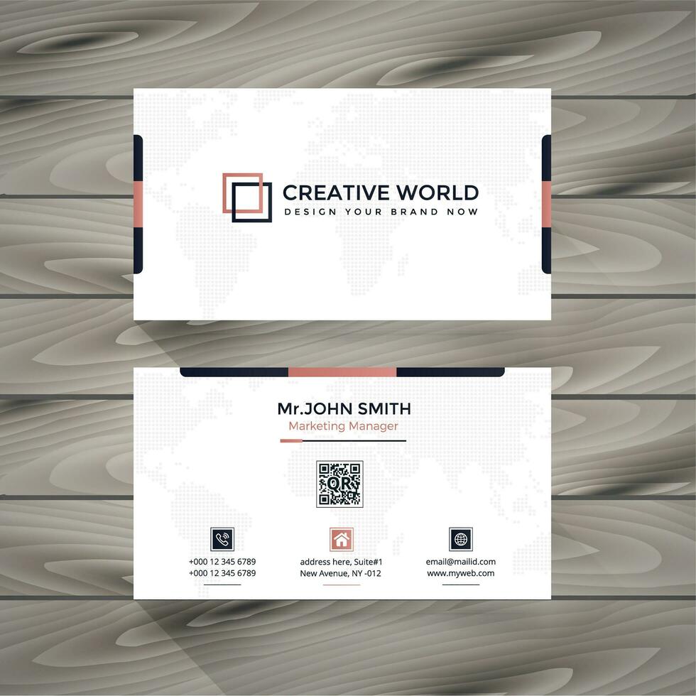 Luxury business card template vector