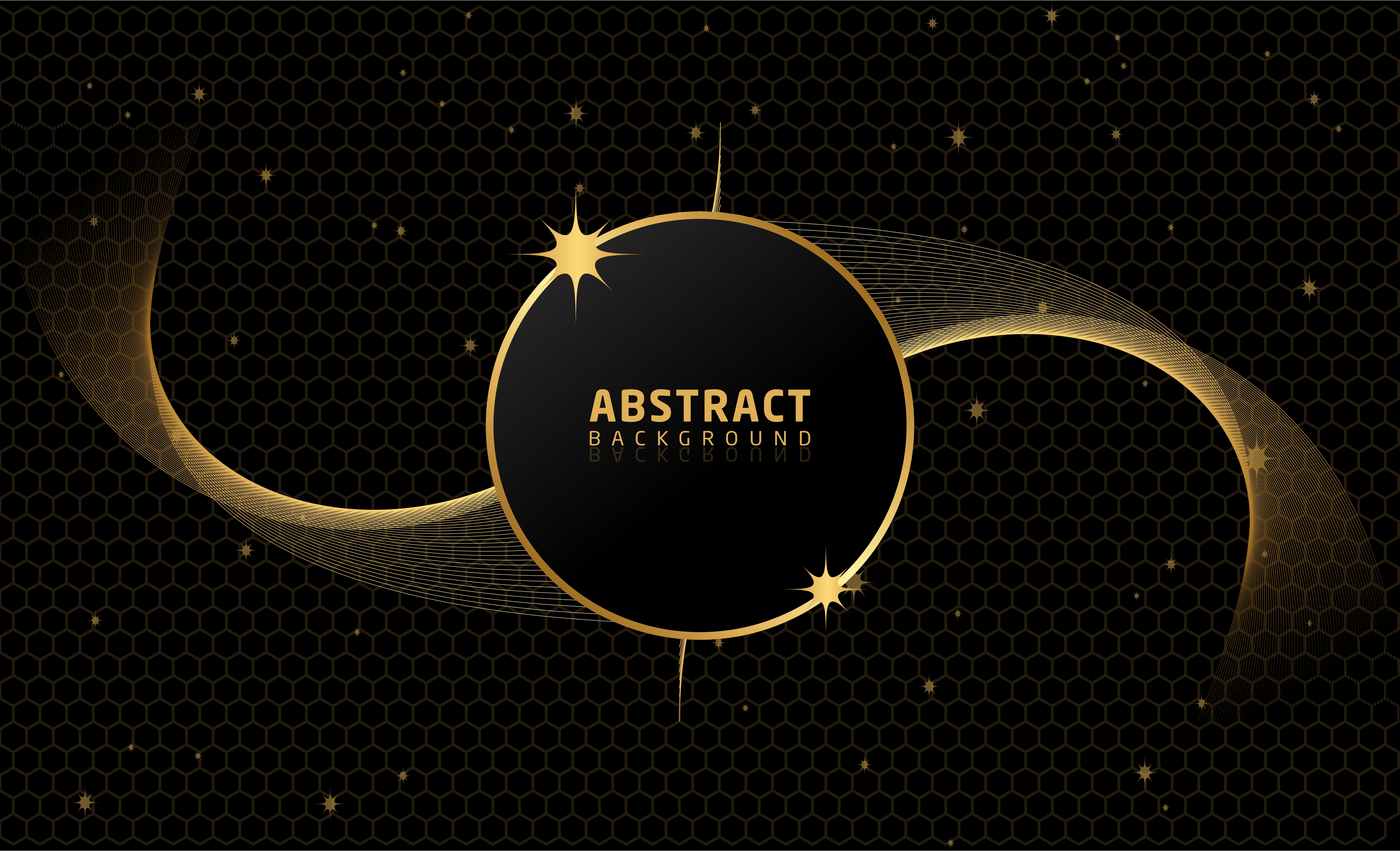 Abstract Black Gold Background 689805 Vector Art at Vecteezy