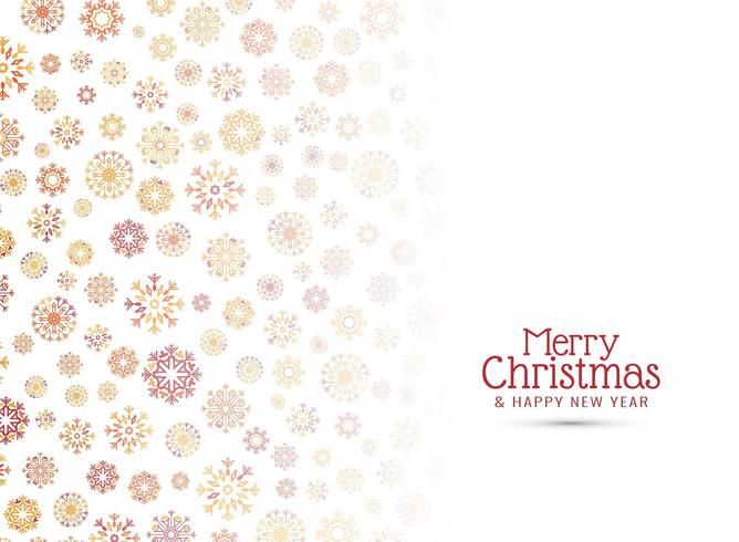 Merry Christmas celebration elegant background vector