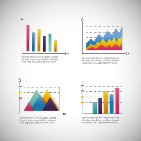 infographic business diagram with information strategy vector