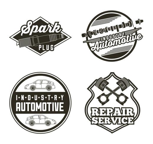 industry automotive auto service vector