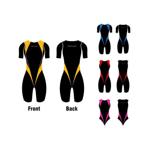 Triathlon Clothes Set vector