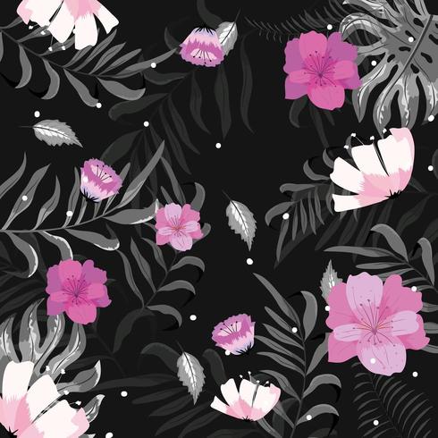 Fondo floral vector