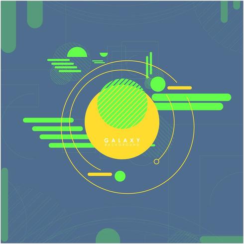 Neon abstract technology and space explorer background vector