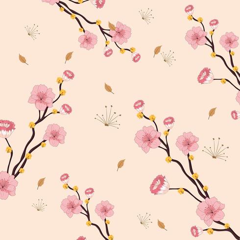 Fondo floral vector