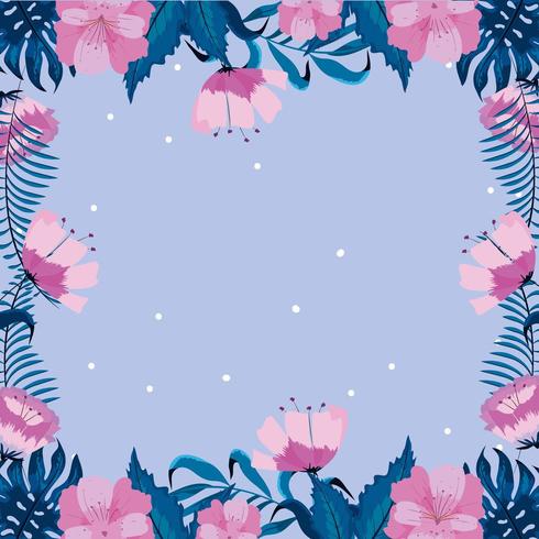 Floral pattern background vector