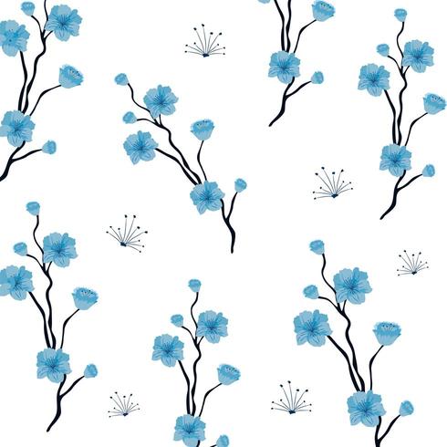 Floral pattern background vector