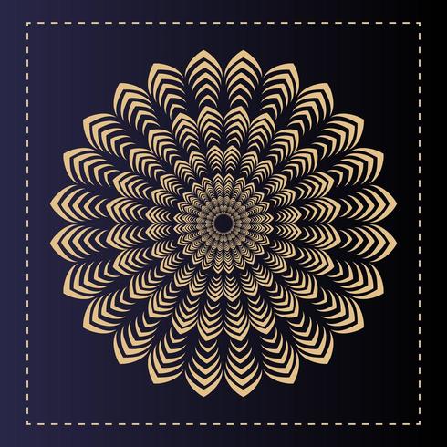 Ornate mandala background  vector