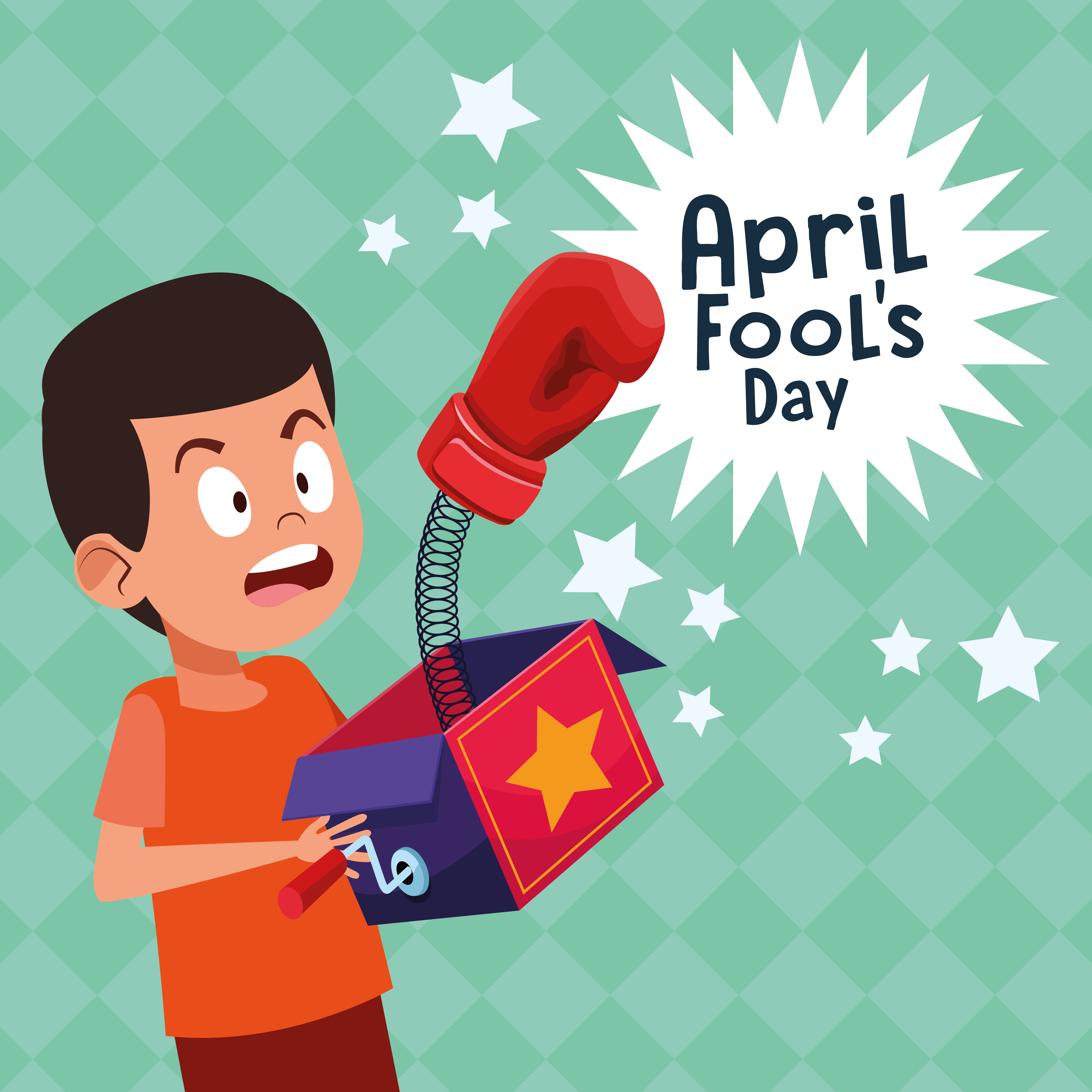 April fools day cartoon 690493 Vector Art at Vecteezy