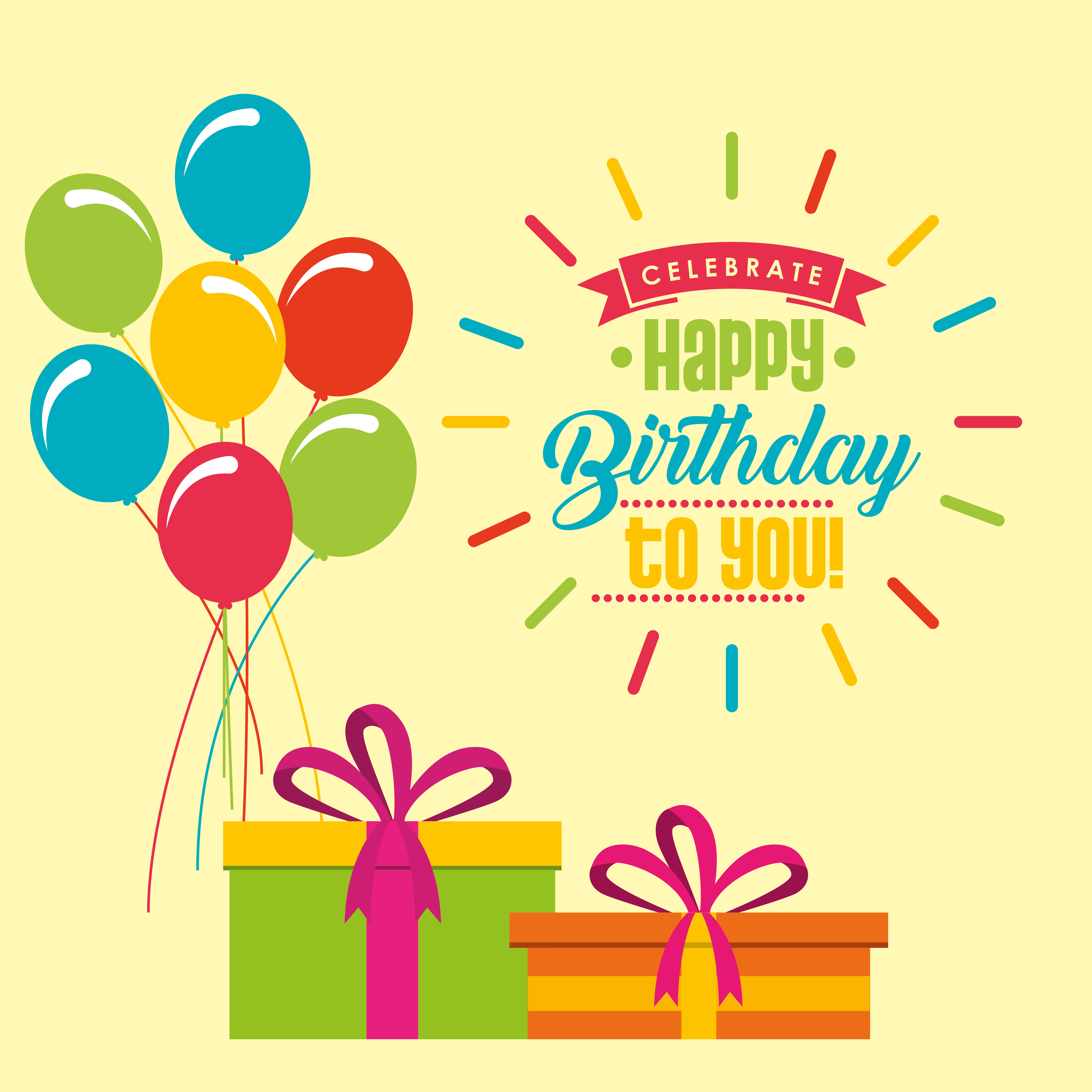 Download happy birthday card - Download Free Vectors, Clipart ...