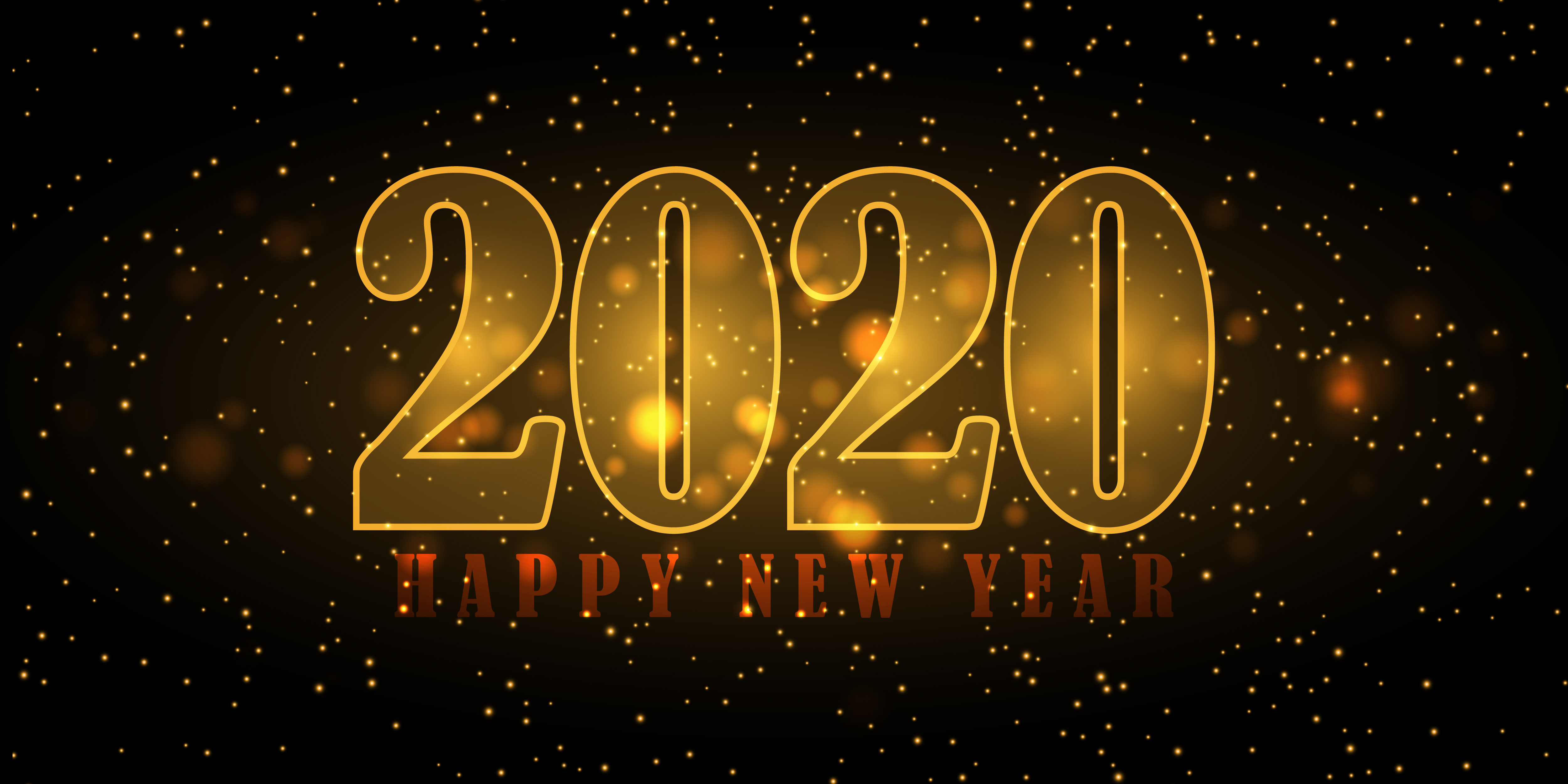 Decorative Happy New Year background 690613 Vector Art at Vecteezy