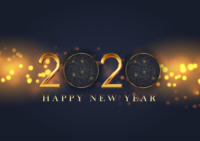 Decorative Happy New Year design vector