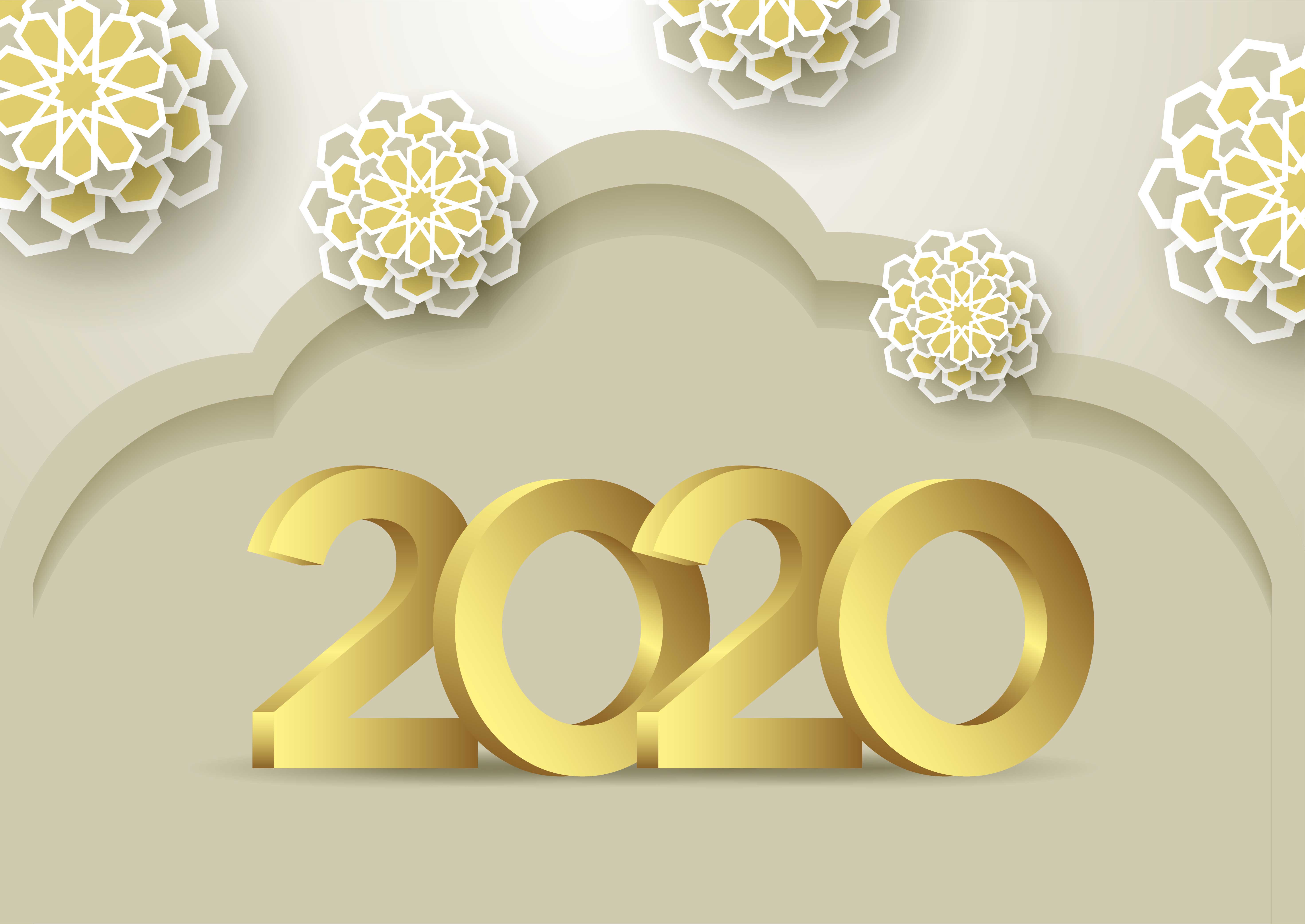 2020 Background for your Seasonal Flyers and Greetings