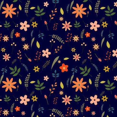 floral pattern design vector