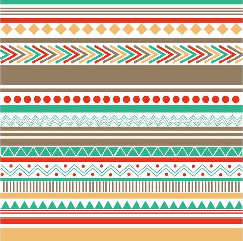 papel pintado tribal coloreado vector