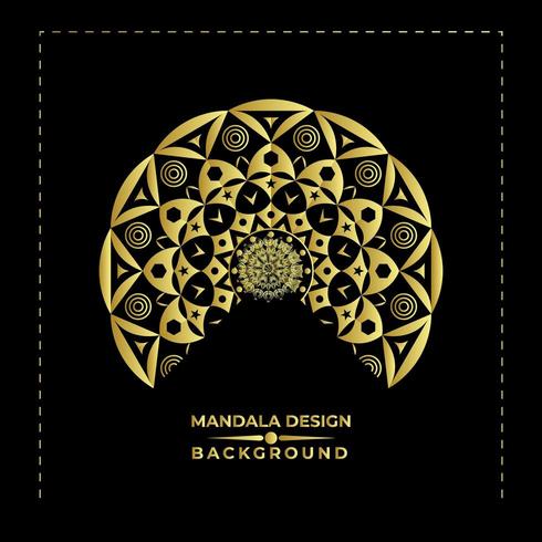 Impresionante diseño agradable del vector del fondo de la mandala