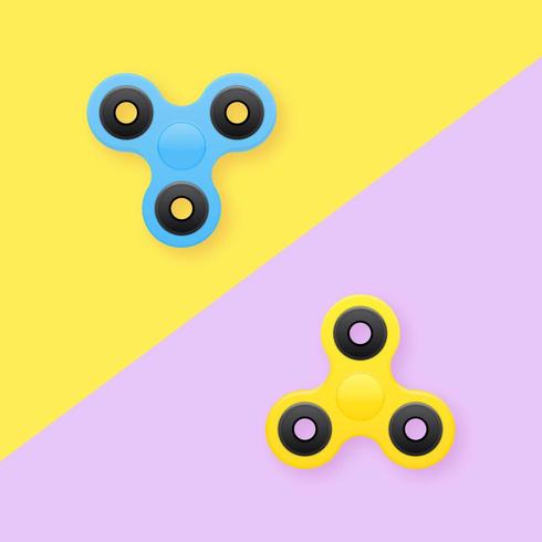 Fidget Spinners Pop fondo vector