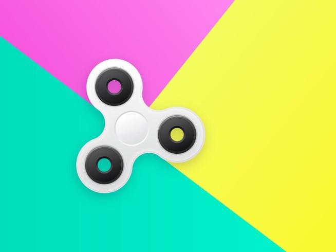 Fidget Hand Spinner Pop fondo vector