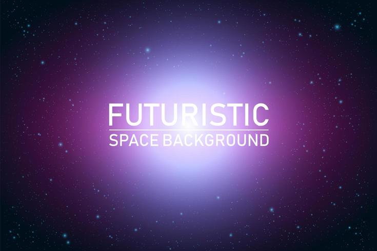 Abstract futuristic space perspective vector