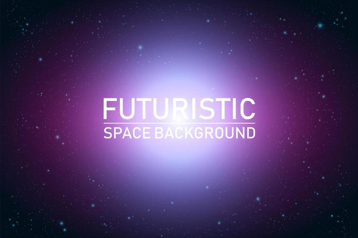 Abstract futuristic space perspective vector