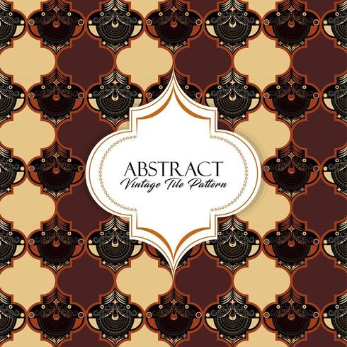 Vintage Tile Pattern vector