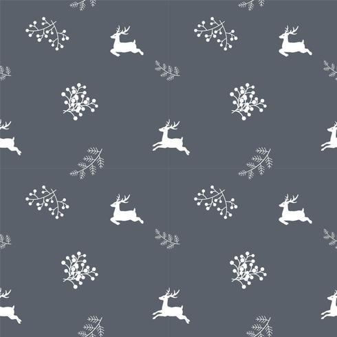 Winter holiday seamless repeat pattern  vector
