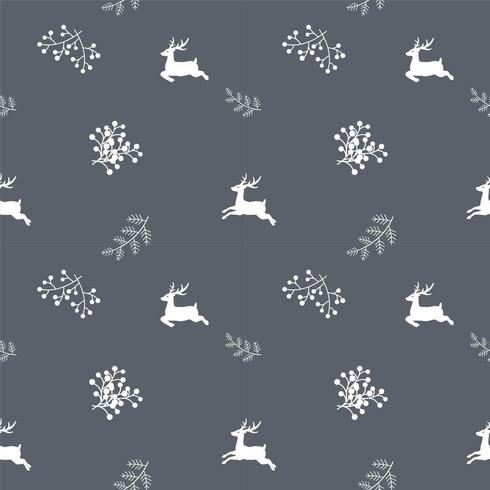 Winter holiday seamless repeat pattern  vector