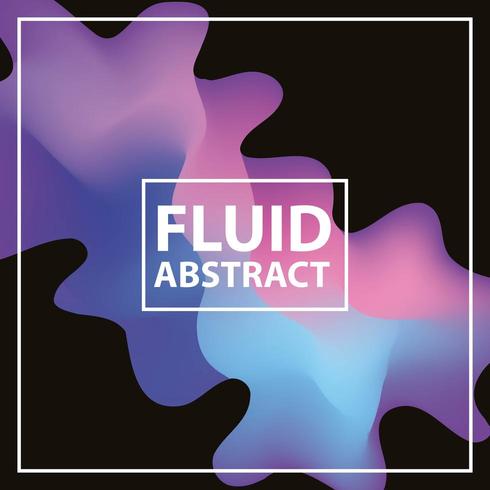 fluid abstract background vector