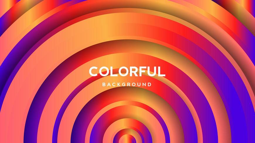 Colorful Circle Gradient Abstract Background vector