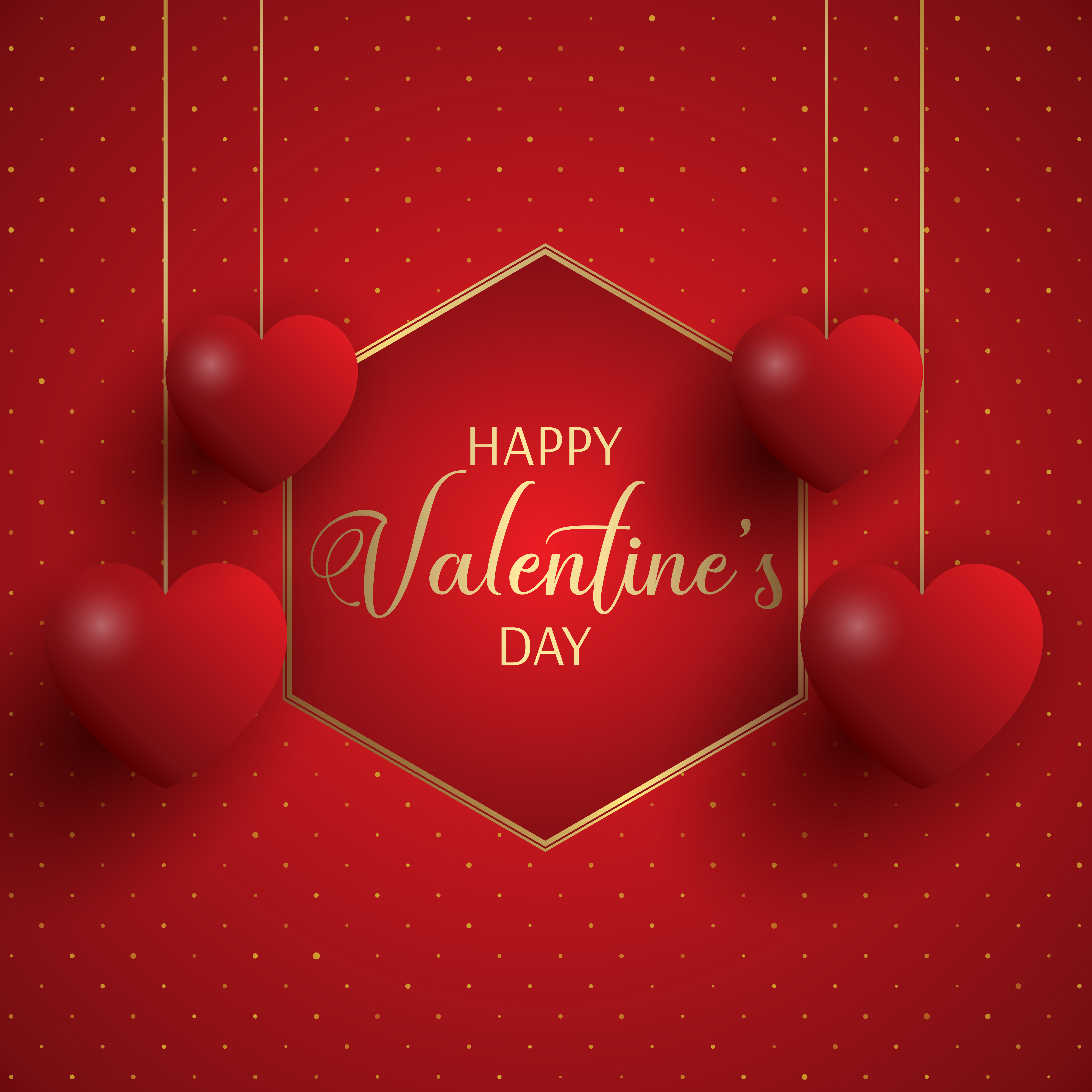 Elegant Valentine's Day background 692055 - Download Free Vectors ...