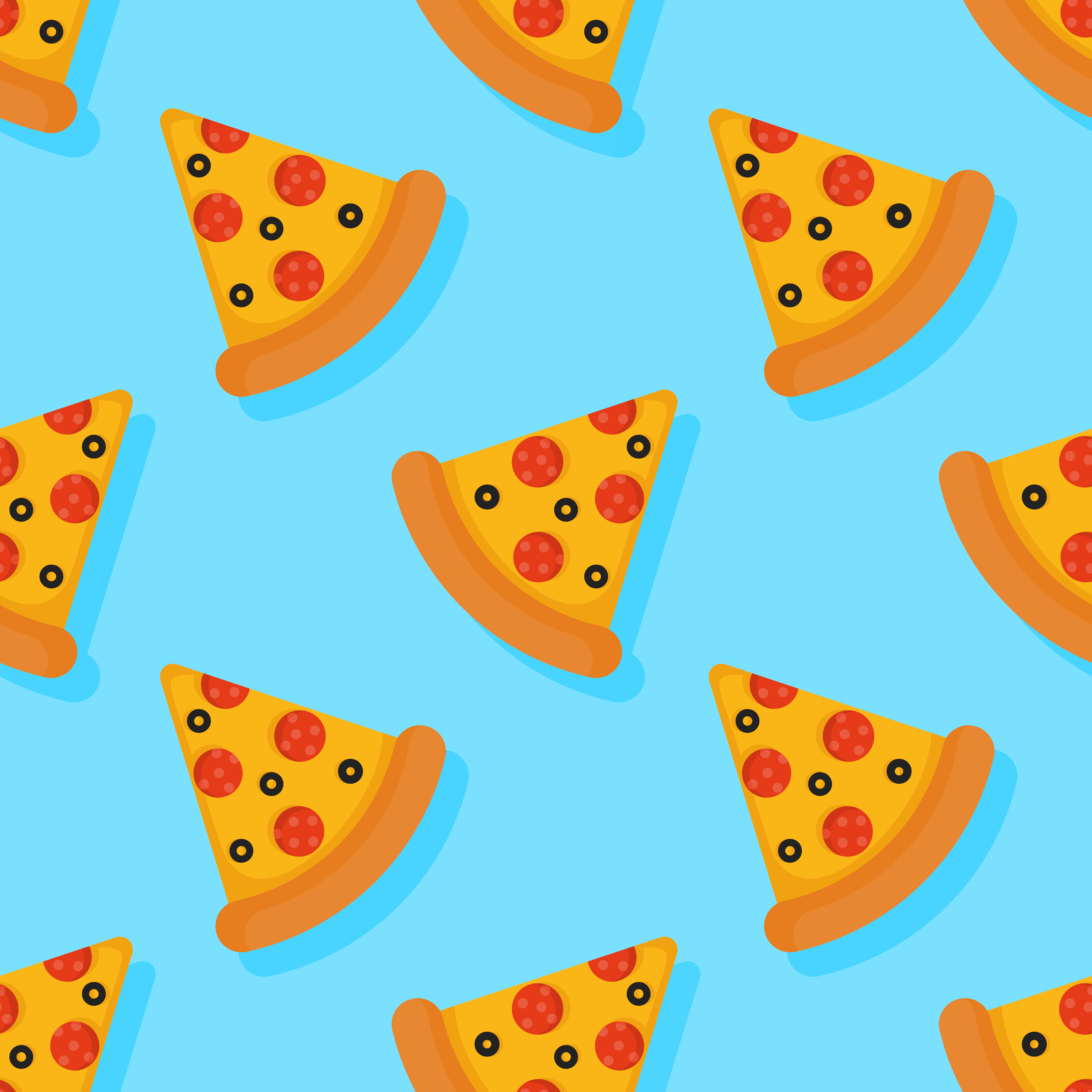 Pizza Pattern Vector Art, Icons, and Graphics for Free Download
