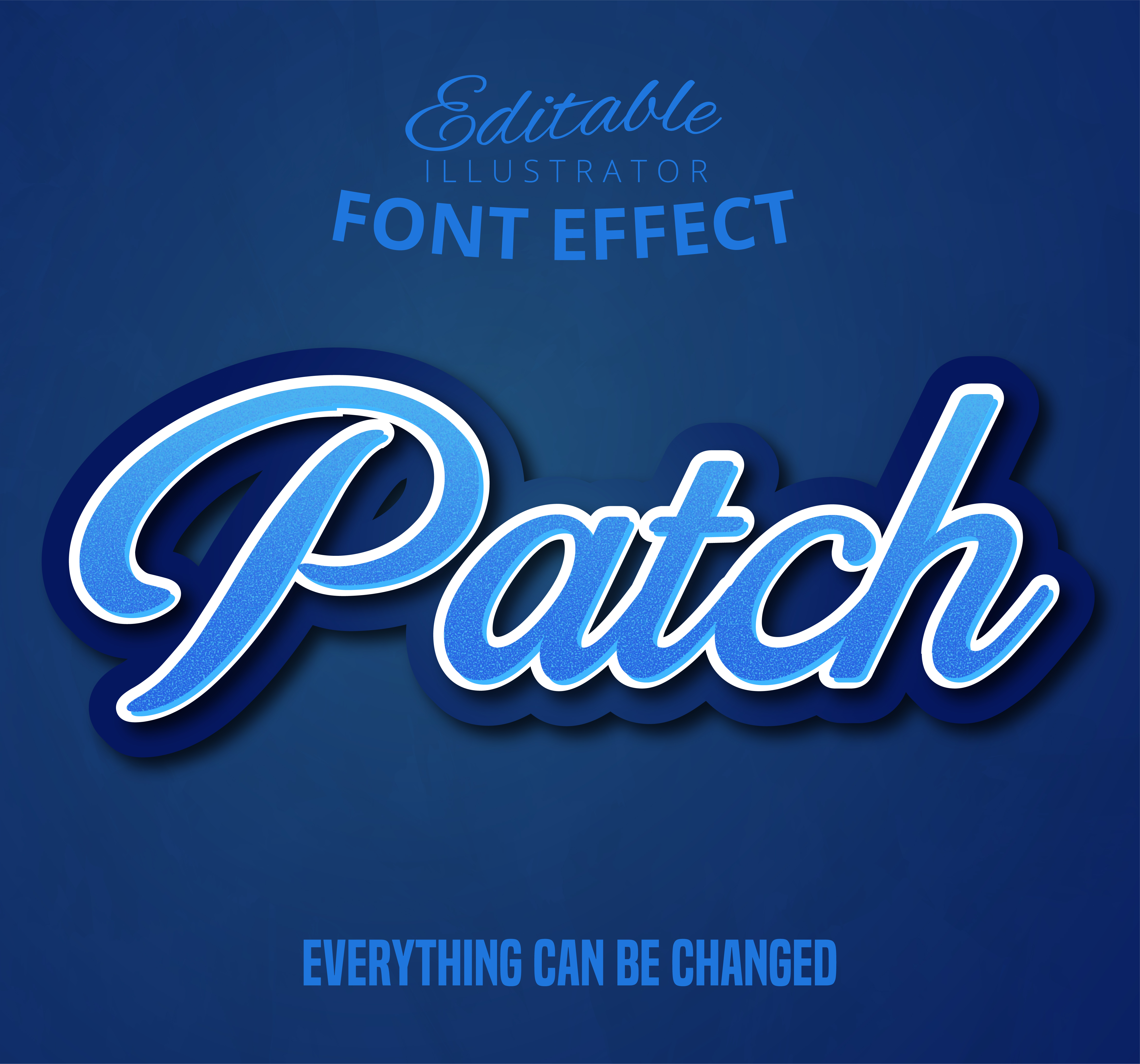 Patch font effect text 692473 Vector Art at Vecteezy