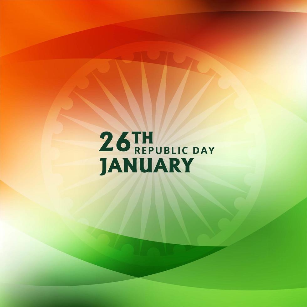 Abstract Indian flag wave background vector