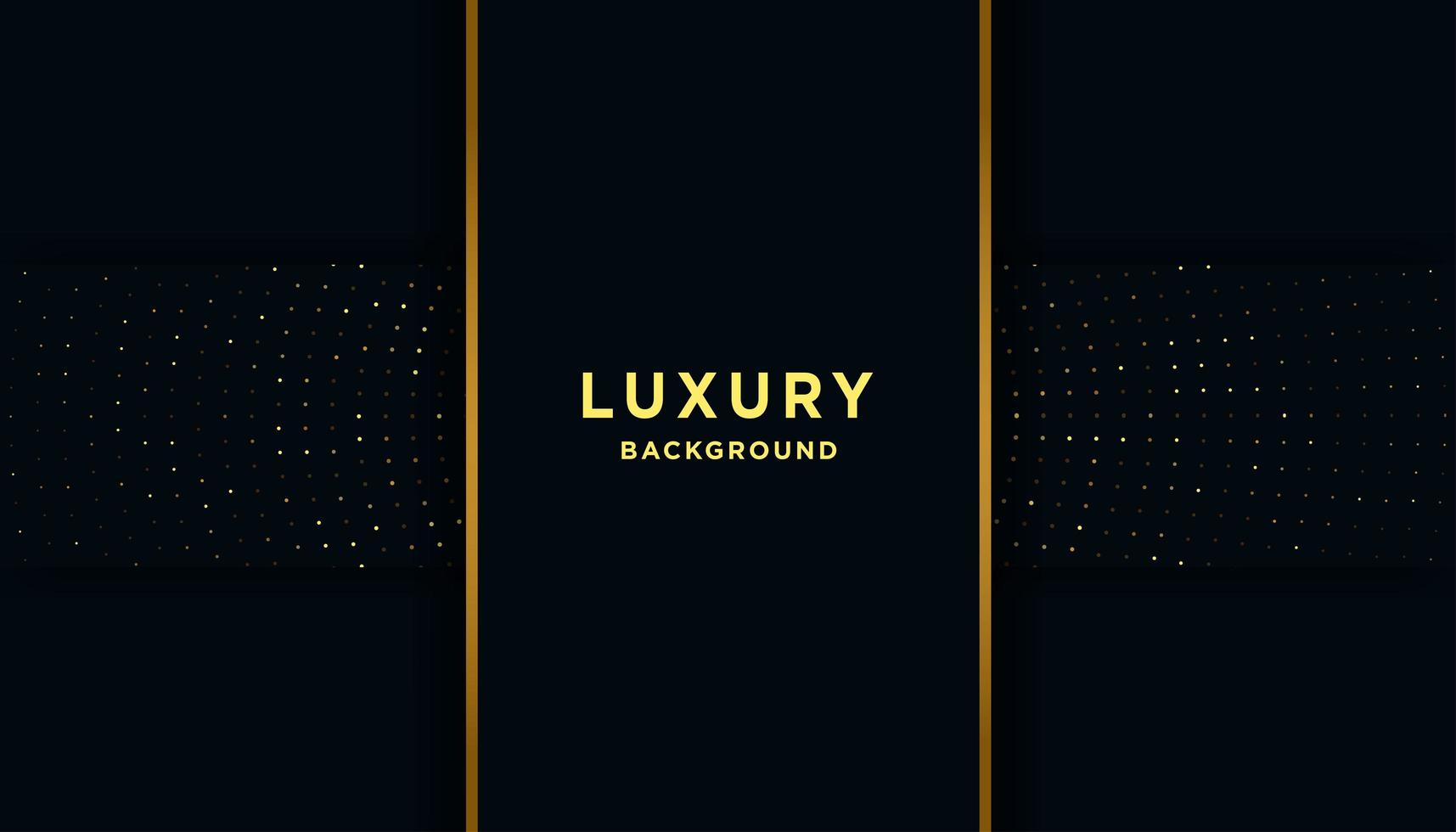 Elegant Luxury Dark Background With Golden Glitters vector