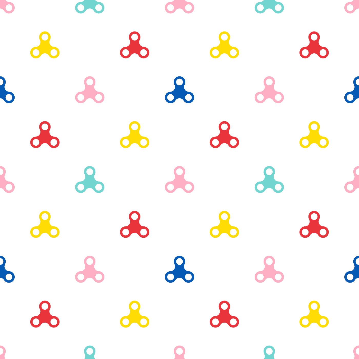 Fidget Spinner Seamless Pattern 693115 Vector Art at Vecteezy