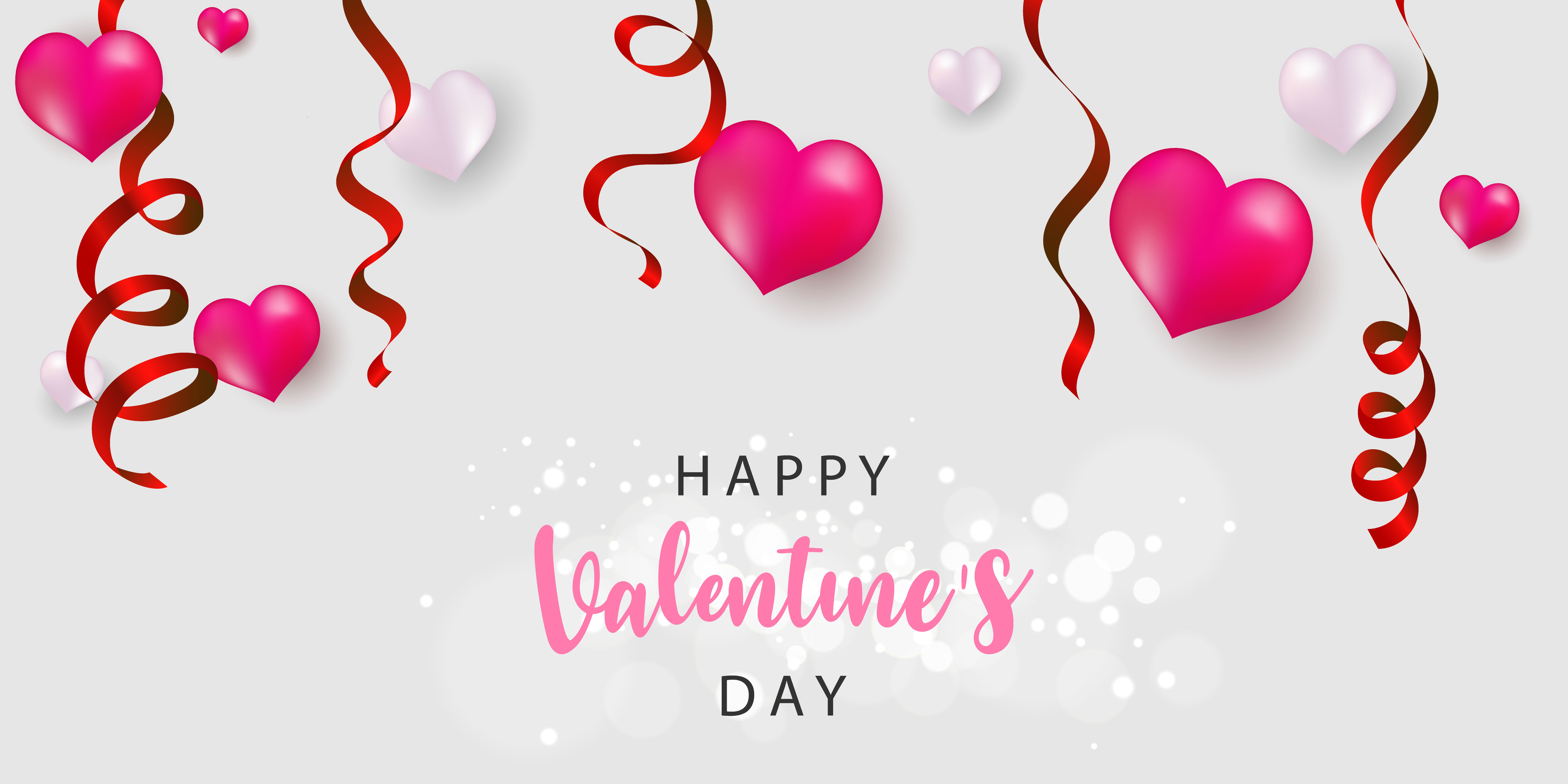 Valentine's day banner template Download Free Vectors, Clipart