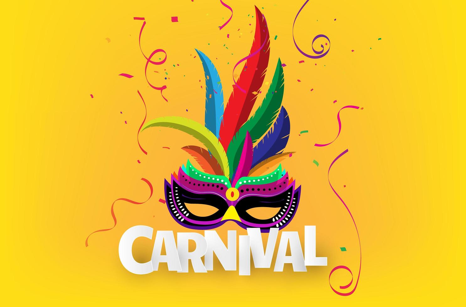 Fondo de carnaval brasileño vector