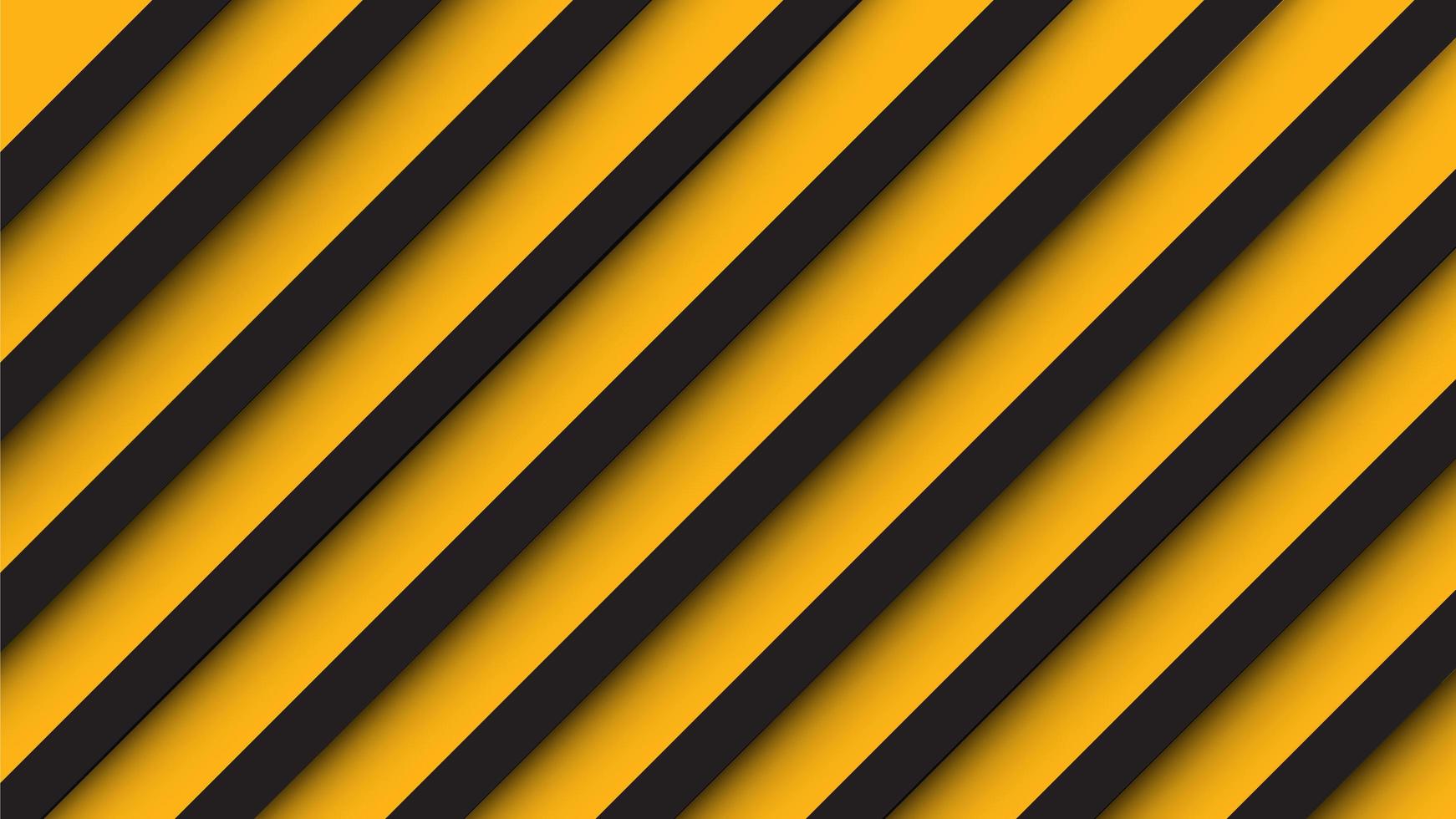 Paper style yellow and black background vector