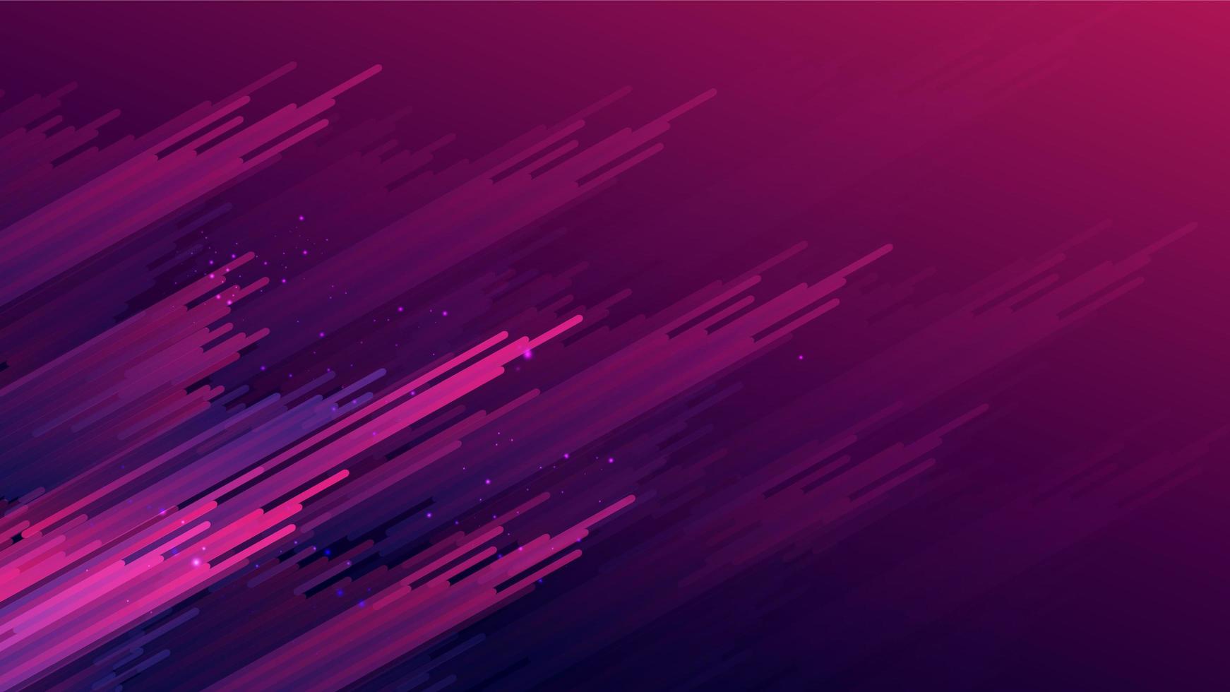 Abstract gradient pink purple stripes on purple background vector