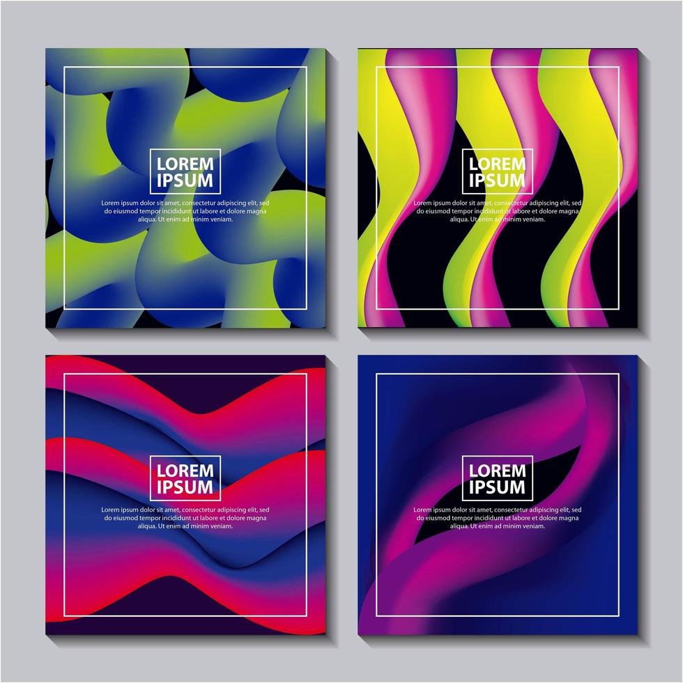 abstract covers fluids vector