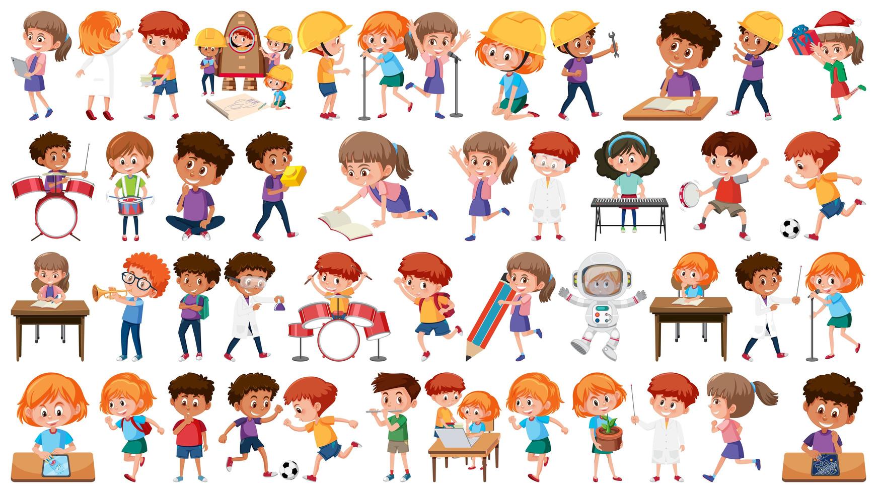 Set of student character vector