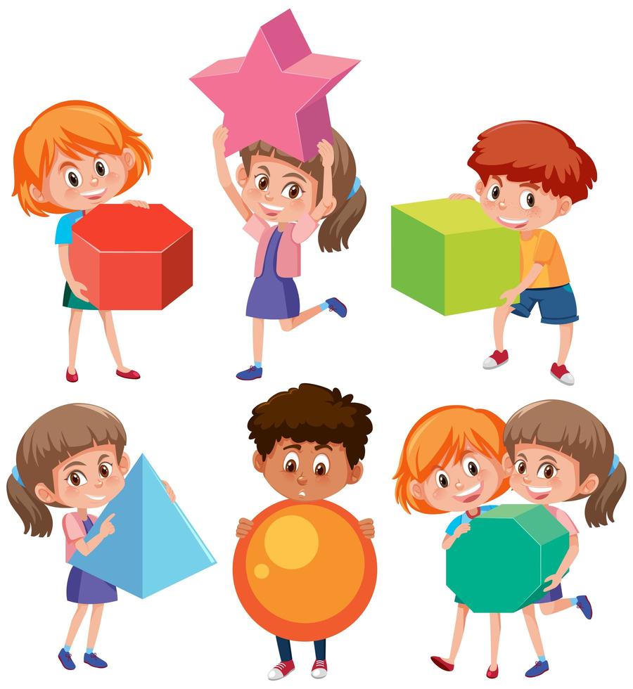 niños con herramienta matemática 6771459 Vector en Vecteezy