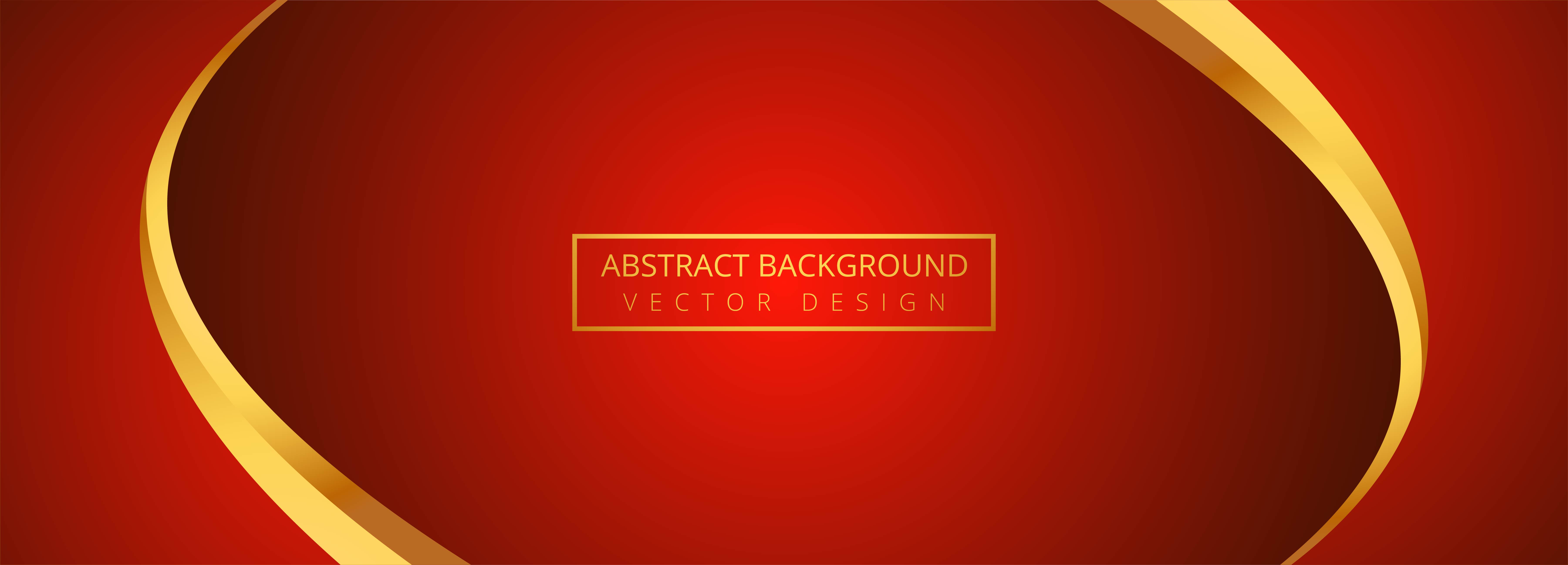 Abstract golden wave with red banner background 693746 Vector Art at  Vecteezy