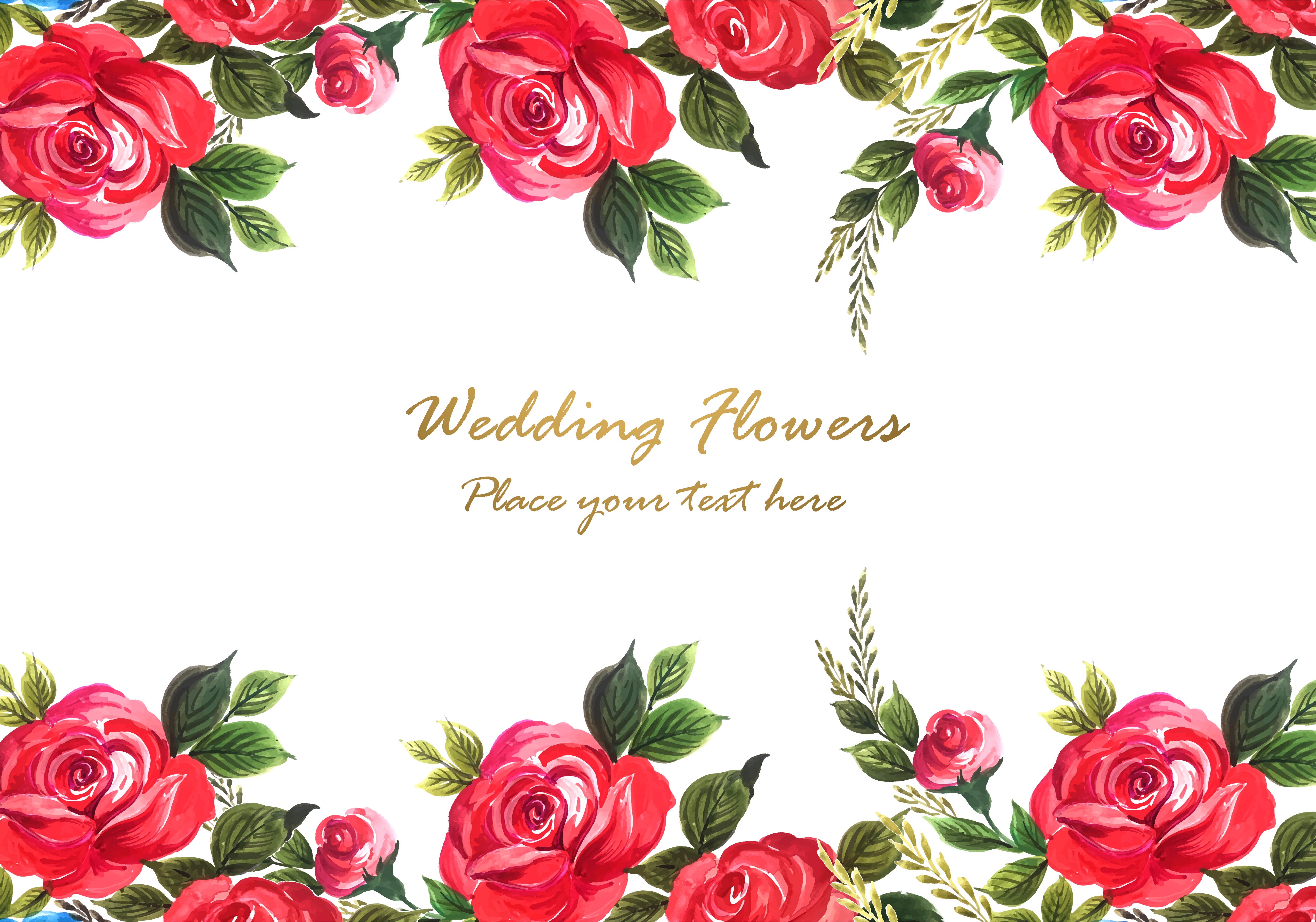 red roses border clipart